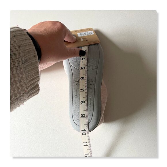 Dearfoams Rebecca Dusty Pink Chenille Closed Back House Slipper Sz M 7-8 NWT - Picture 9 of 11